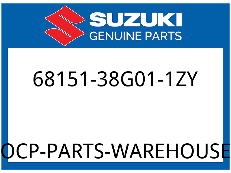 Suzuki OEM Part 68151-38G01-1ZY EMBLEM,ABS(GRAY