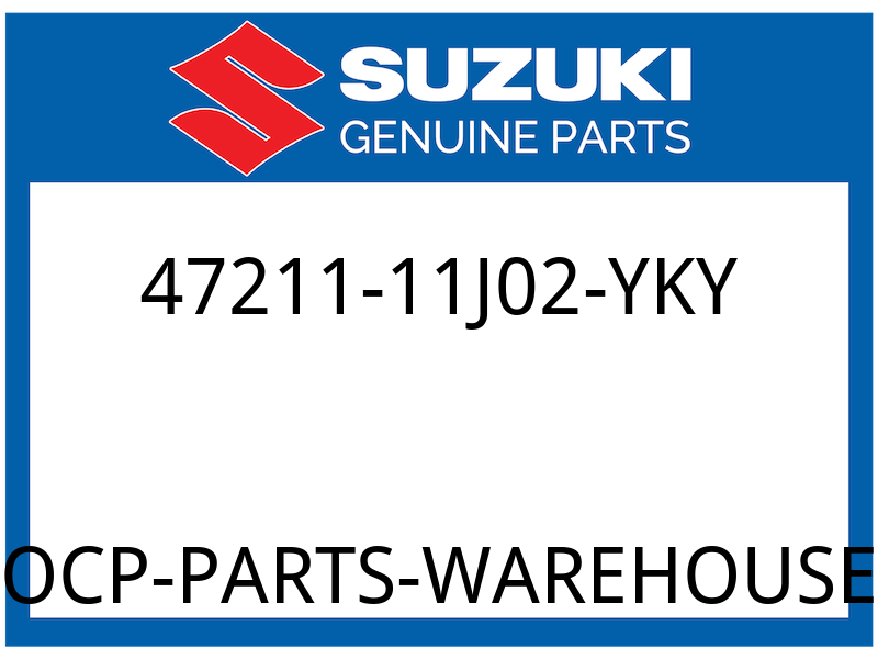 Suzuki OEM Part 47211-11J02-YKY COVER,FRAME,L(B