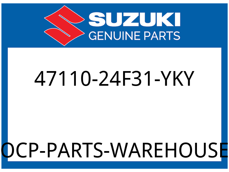 Suzuki OEM Part 47110-24F31-YKY COVER,FRAME