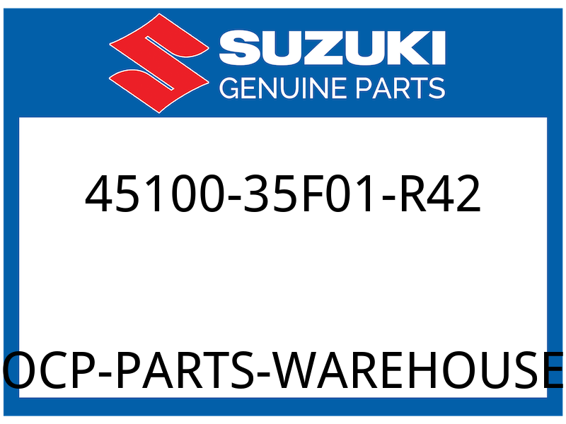 Suzuki OEM Part 45100-35F01-R42 SEAT ASSY