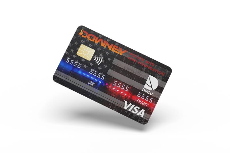 downey police and fire foundation debit card