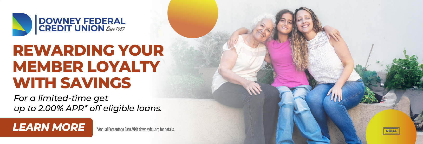 loyal members can get up to 2.00% apr off their next loan for a limited time