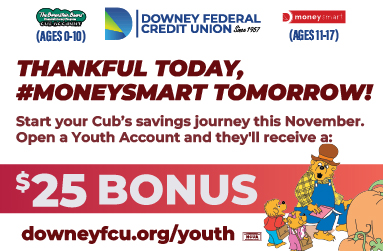 Youth Account November Promotion!