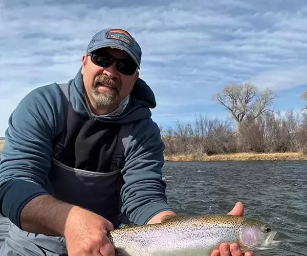 									Sprintime fly fishing in montana on the madison river
															