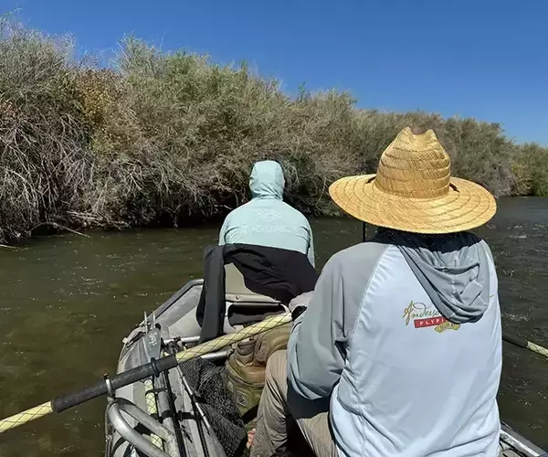 									Drift boat fly fishing raft small water
															