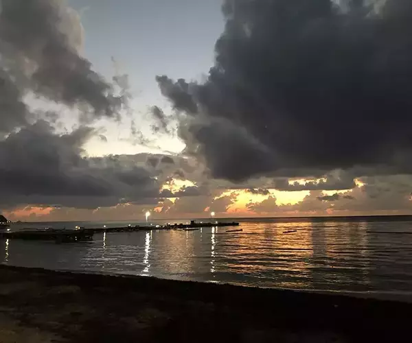 									Belize fly fishing el pescador frontside sunrise
															