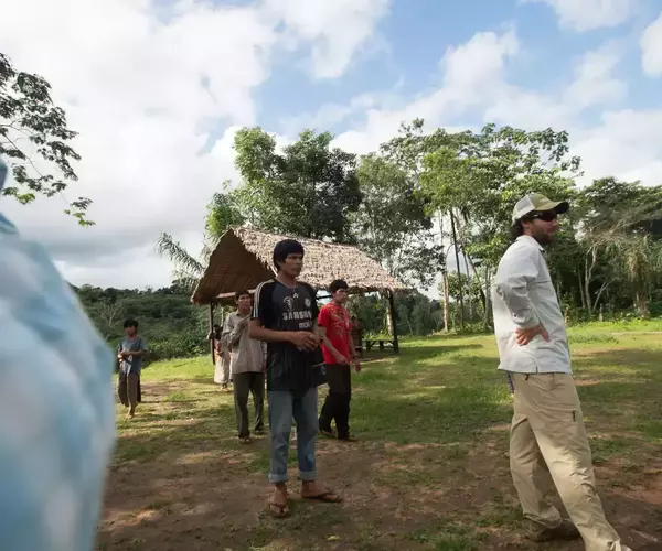 									Bolivia fly fishing 2014 village people
															