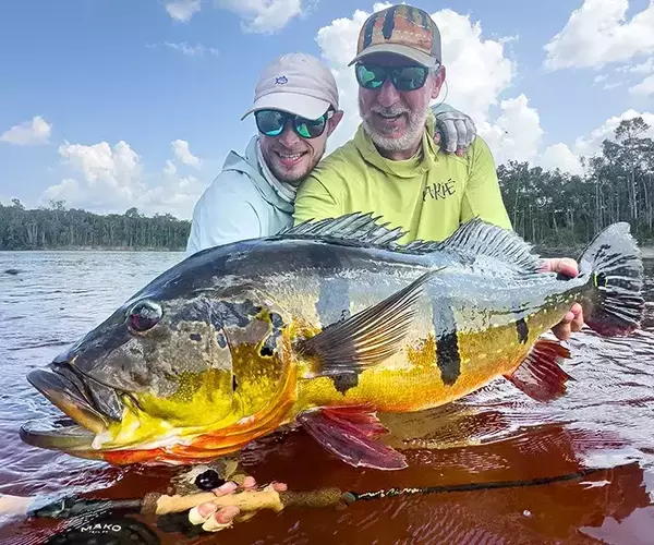 									Alex and rodrigo peacock bass fishing in brazil
															