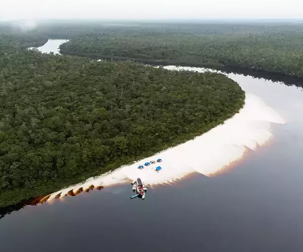 									Rio marie headwaters camping peacock bass fishing
															