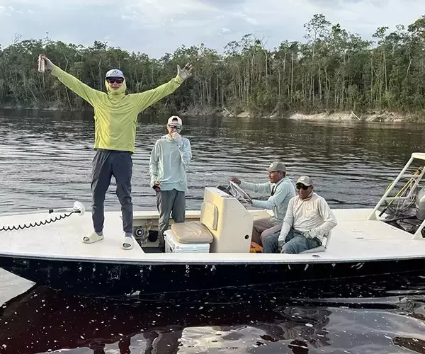 									Rio marie peacock bass fishing in brazil
															