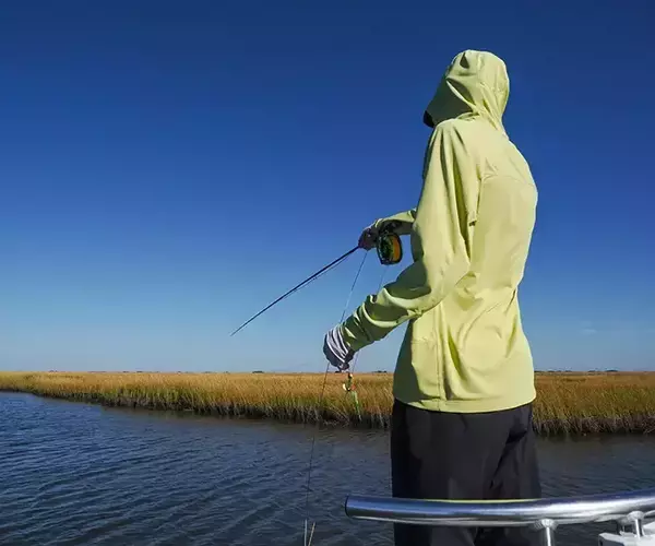 									Lousiana redfish fly fishing in cocodrie 3 of 33
															