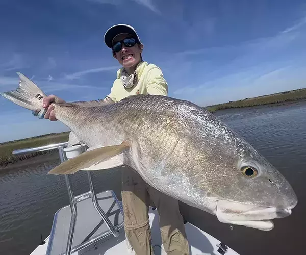 									Cocodrie louisiana redfish fly fishing bull red and mvs
															