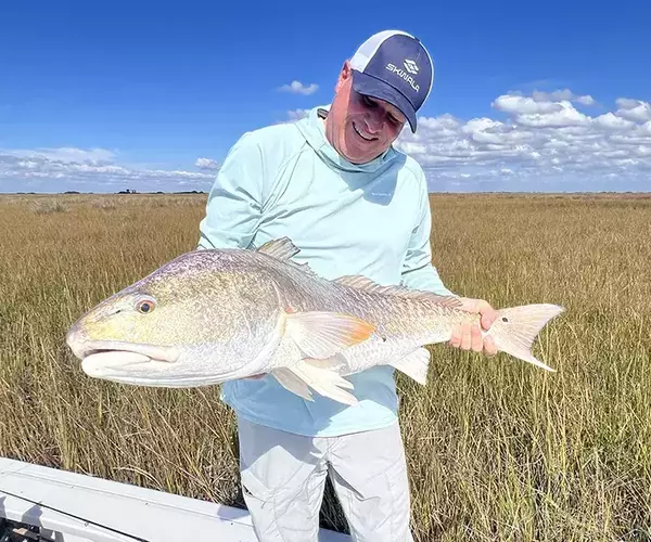 									Cocodrie louisiana redfish fly fishing sloan and bull
															