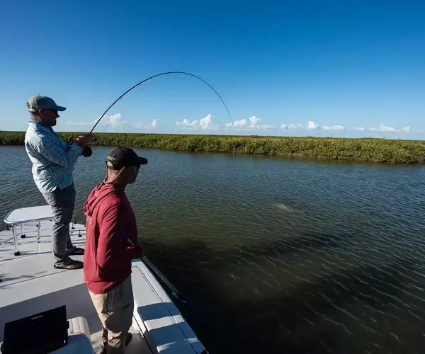 									Cocodrie lousiana redfish fly fishing 1 of 2
															