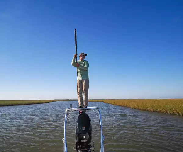 									Cocodrie lousiana redfish fly fishing 6 of 11
															