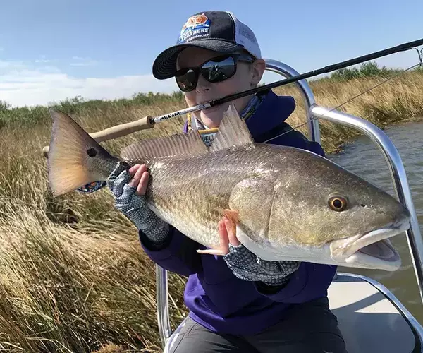 									Woodland plantation fly fishing slot redfish
															