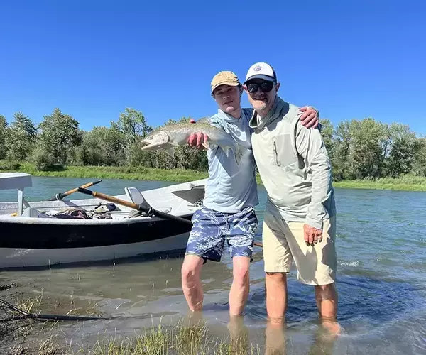 									Alex and toby swank fly fishing montana
															