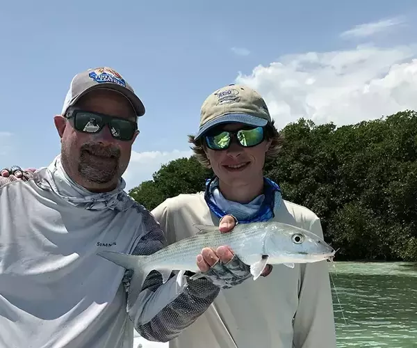 									Alex swank first bonefish on fly
															