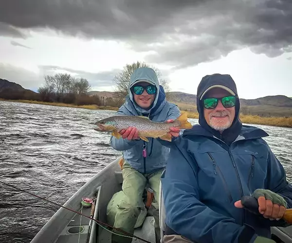 									Spring flyfishing montana with fins and feathers guide service
															