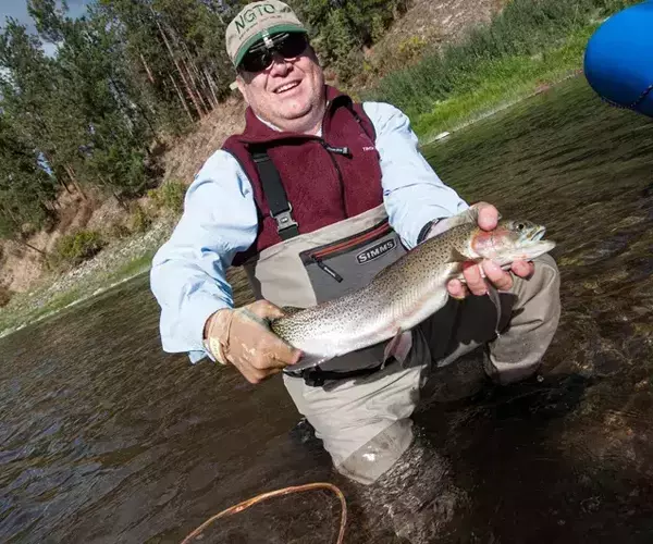 Clark fork river fishing cutbow