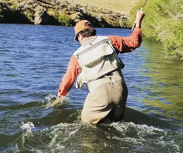 									Beaverhead wading angler
															