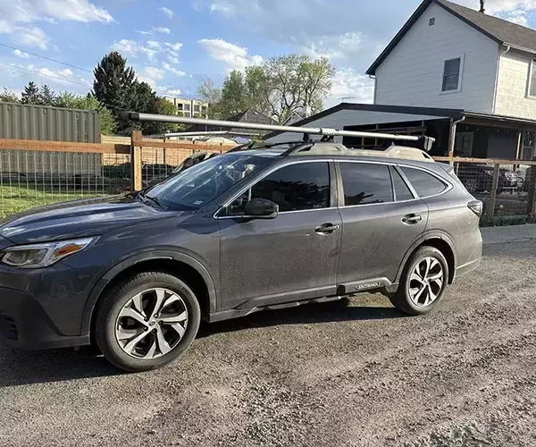 Bozeman fly fishing guide colman breckbill with a montana vehicle