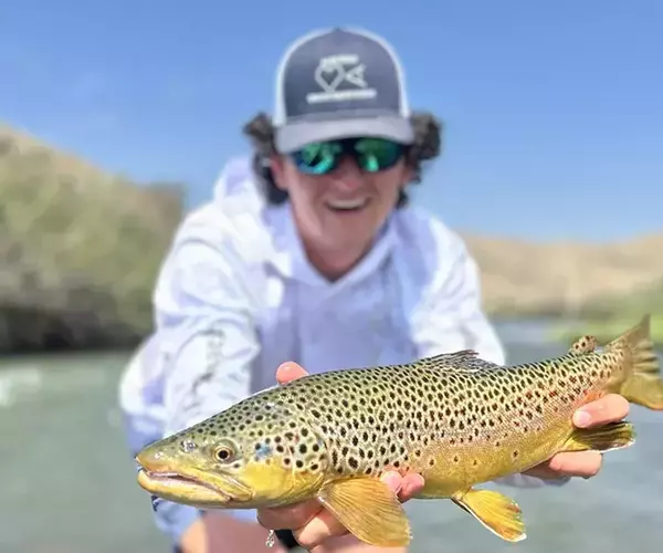 Gus prissel bozeman fly fishing summer brown trout