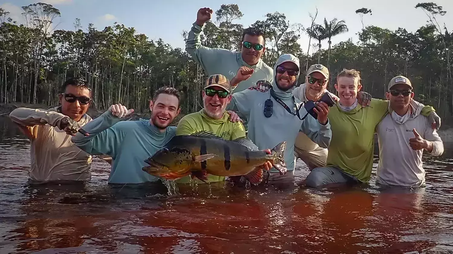 						Celebrating brazil peacock bass fishing
										