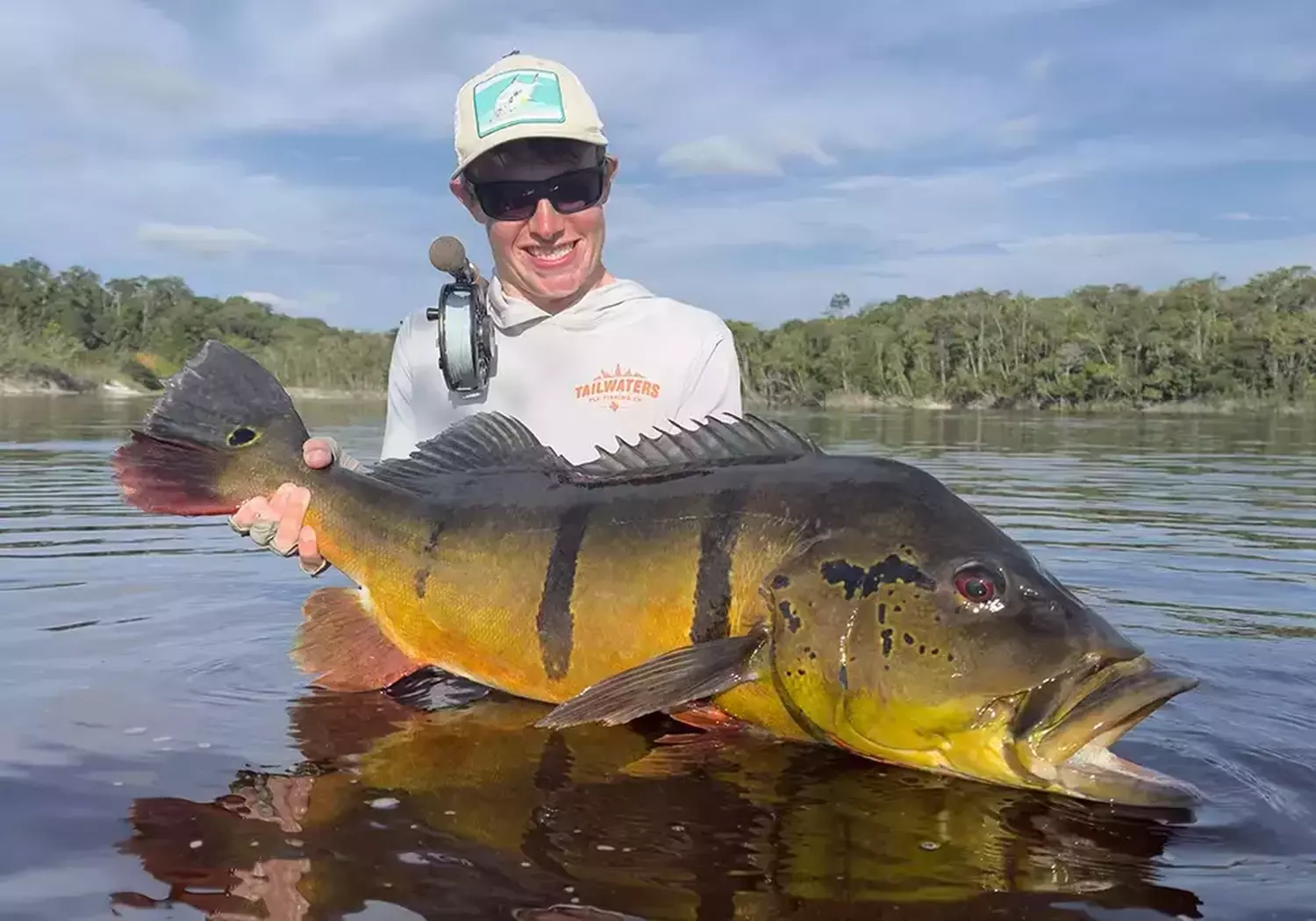 						Matthew and his 24.5 pound peacock bass
										