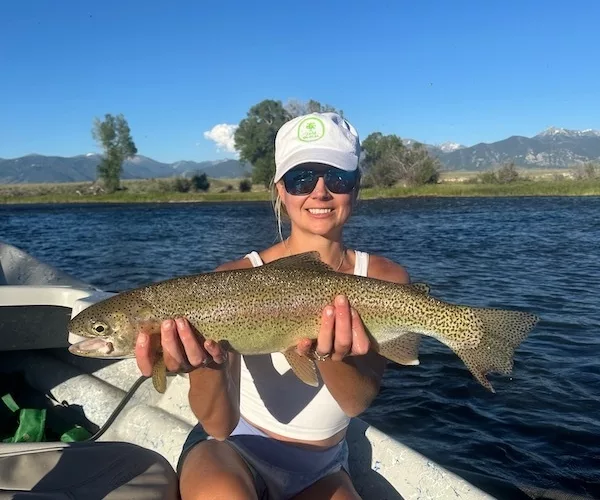 Upper madison river fishing summer rainbow trout