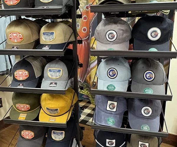 									Fins and feathers guide service bozeman montana location hat display
															