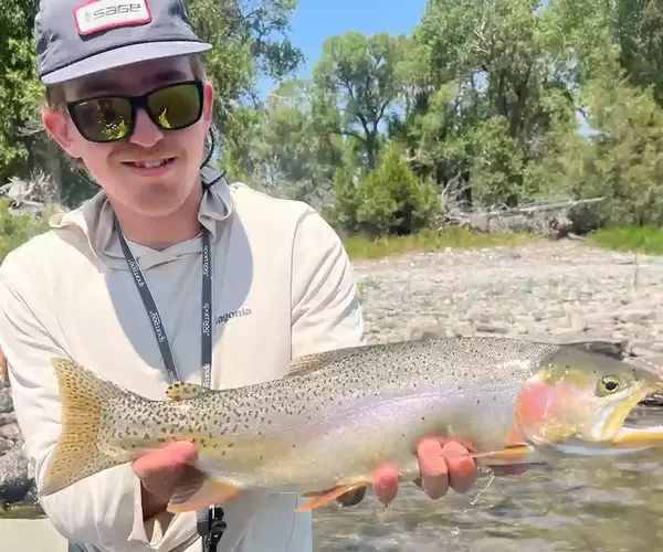 									Hopper Fishing Yellowstone River
															