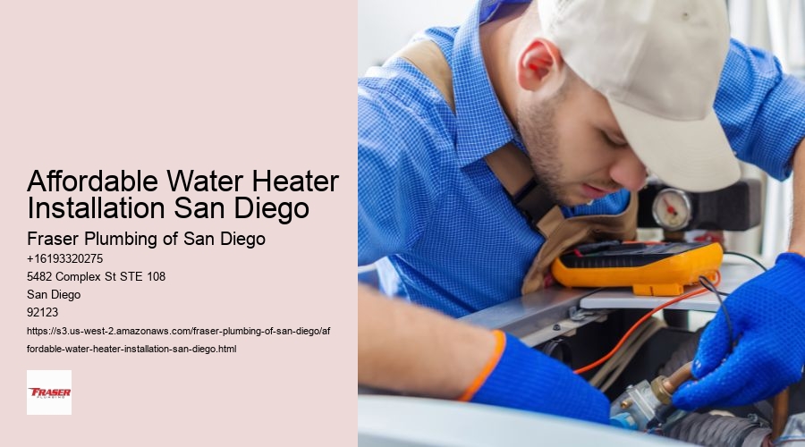 Affordable Water Heater Installation San Diego