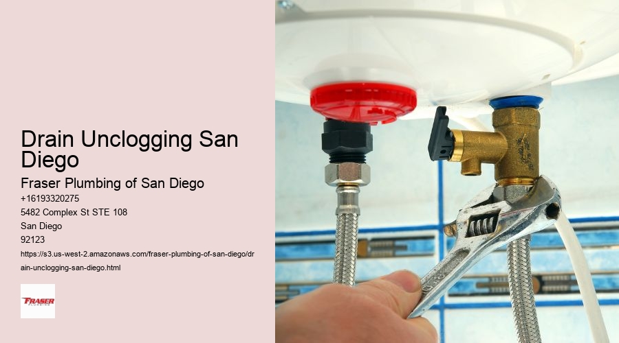 Drain Unclogging San Diego