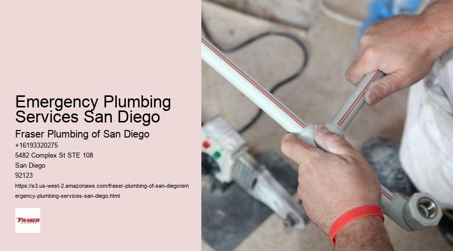 Emergency Plumbing Services San Diego