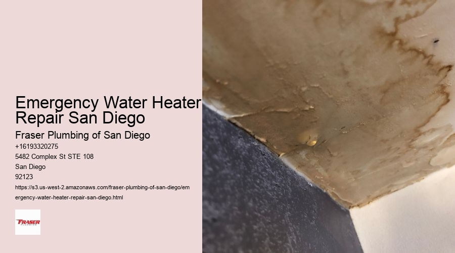 Emergency Water Heater Repair San Diego