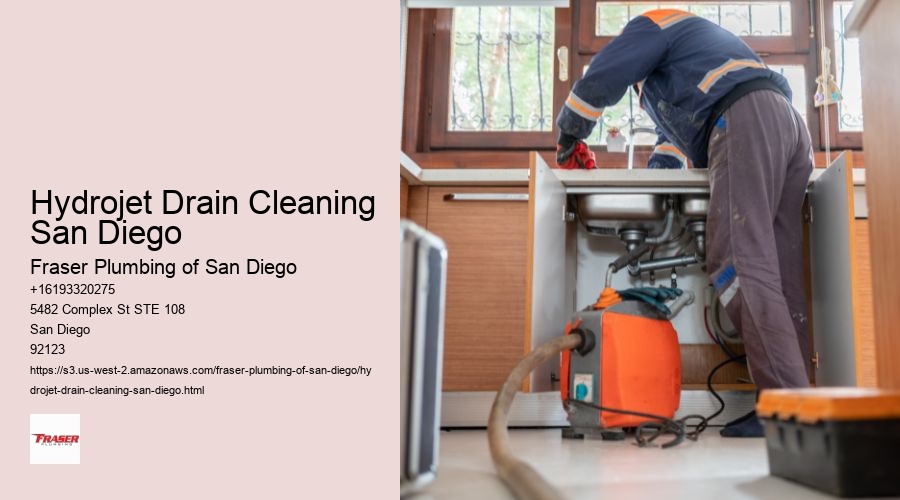 Hydrojet Drain Cleaning San Diego