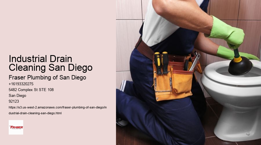 Industrial Drain Cleaning San Diego