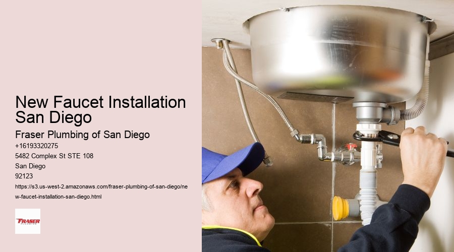 New Faucet Installation San Diego