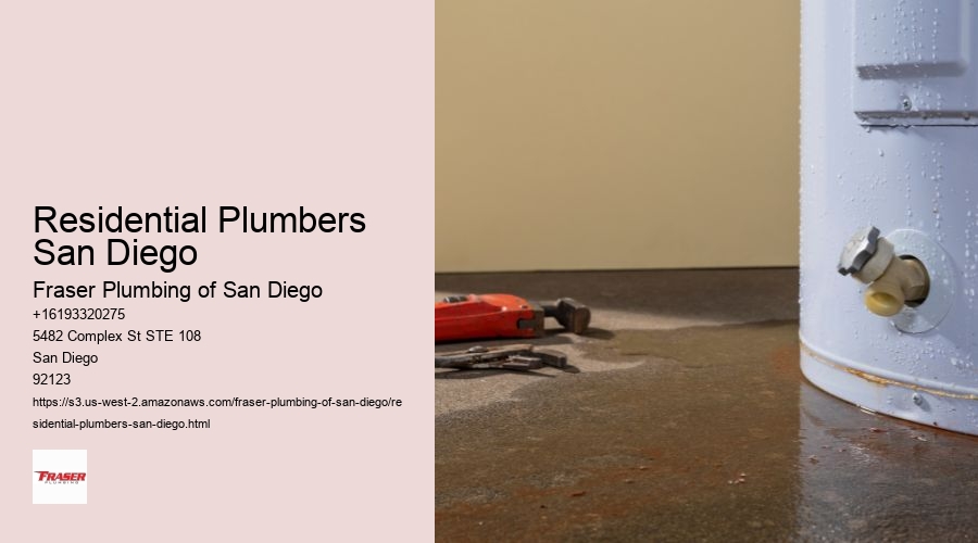 Residential Plumbers San Diego