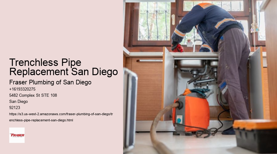 Trenchless Pipe Replacement San Diego