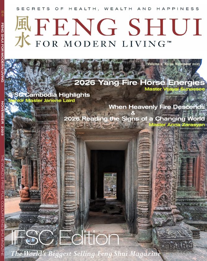 FSML Vol 2 No 10 IFSC 2025 V11 FS7 COVER UK Artwork : Feng Shui for Modern Living