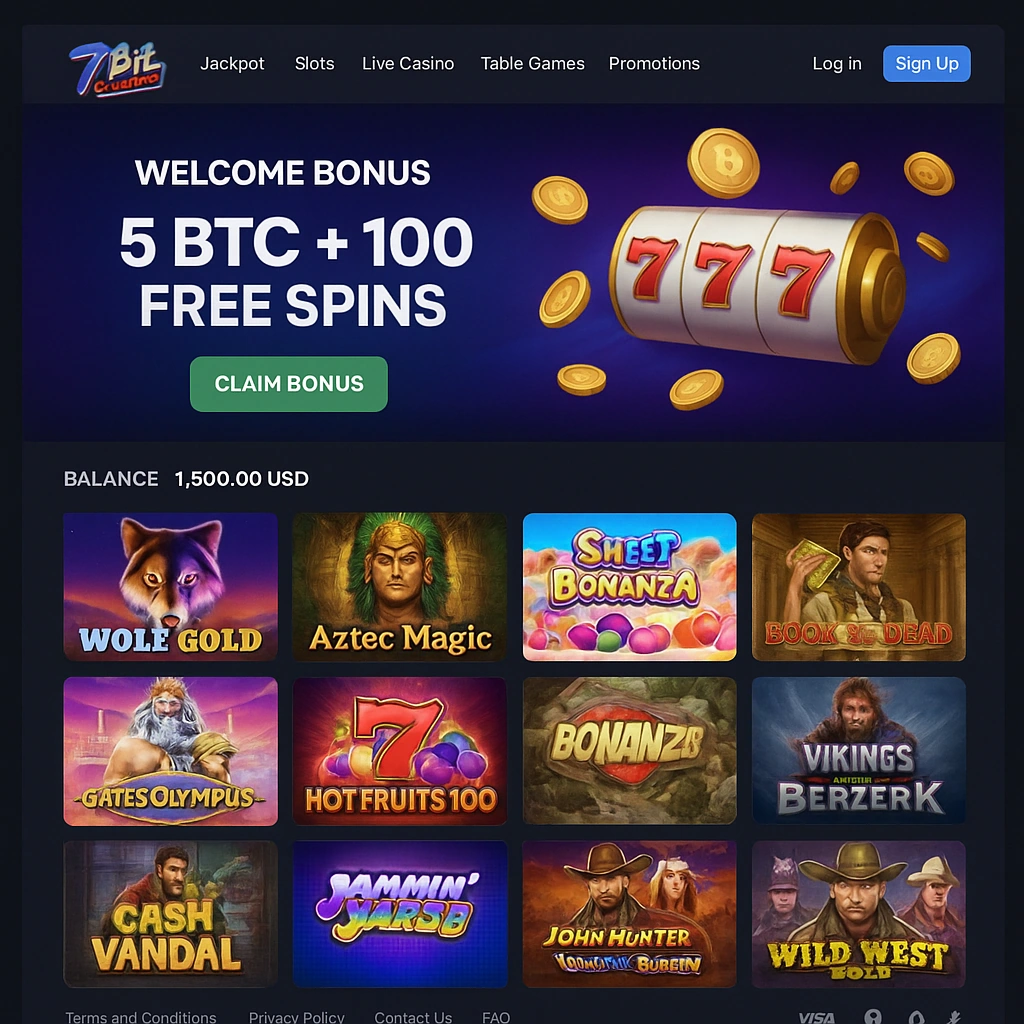 7bit Casino interface