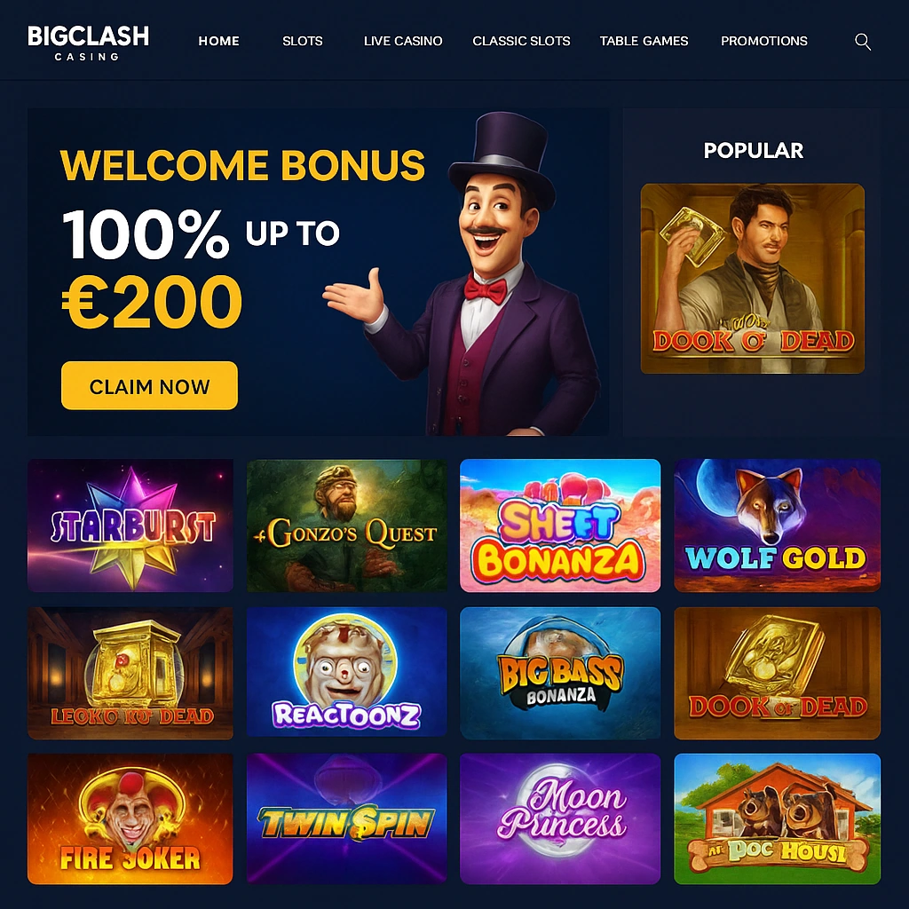 BigClash interface