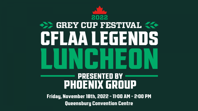 Celebrate CFL Legends presented by Phoenix Group - Tickets On Sale Now