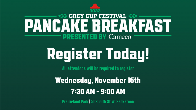 Start The Festival Fun With A Free Pancake Breakfast, Presented By Cameco