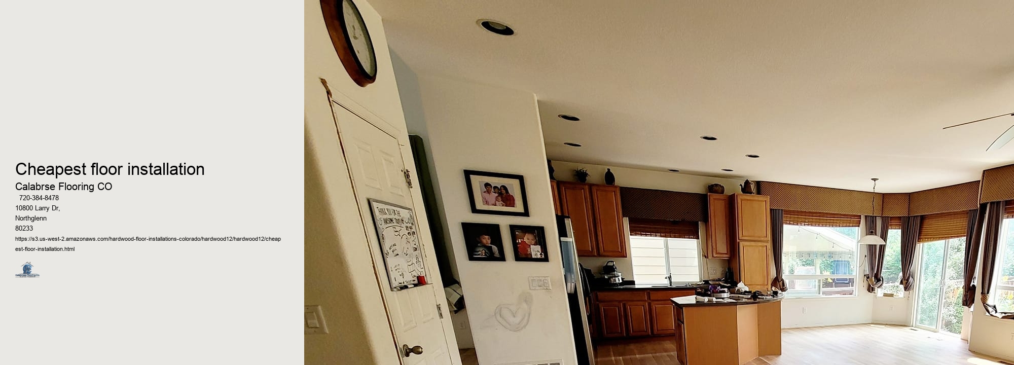 cheapest floor installation