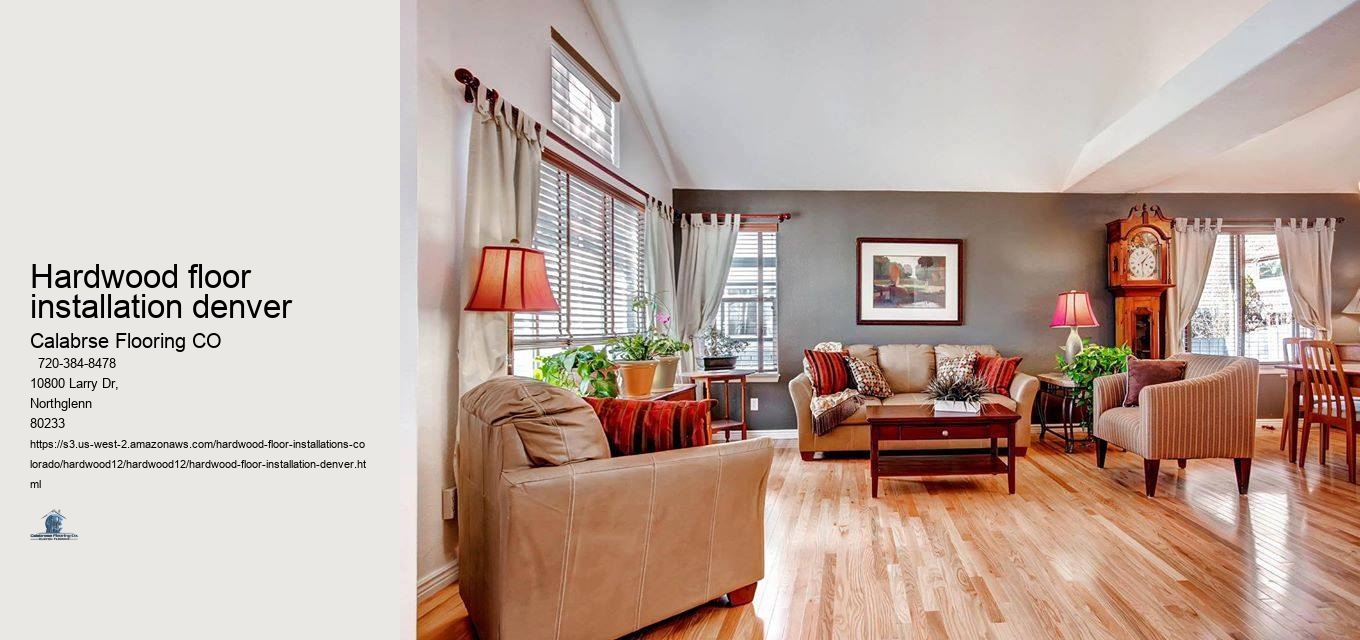 hardwood floor installation denver