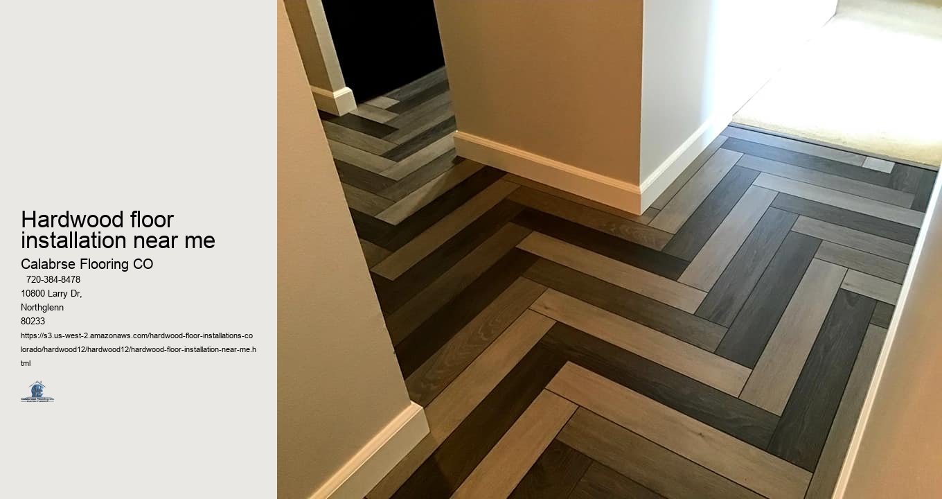 hardwood floor installation near me