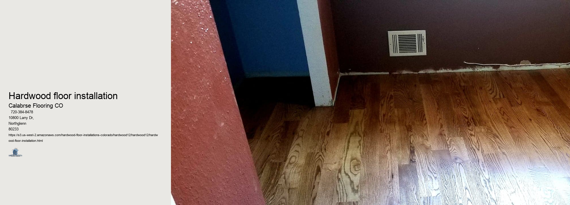hardwood floor installation